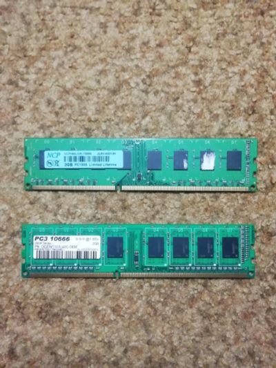 Лот: 25889634. Фото: 1. DDR3 4gb 2 плашки по 2гб. Оперативная память