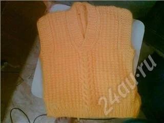 Лот: 37485. Фото: 1. вязанный жилет сочный желтый... Красноярск