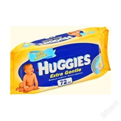 Лот: 1834194. Фото: 1. Мягкие салфетки "Huggies Extra... Детская гигиена