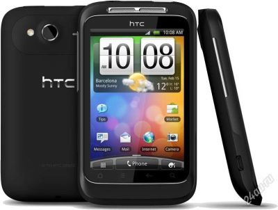 Лот: 2299858. Фото: 1. HTC WILDFIRE S a510e BLACK Обмен... Смартфоны