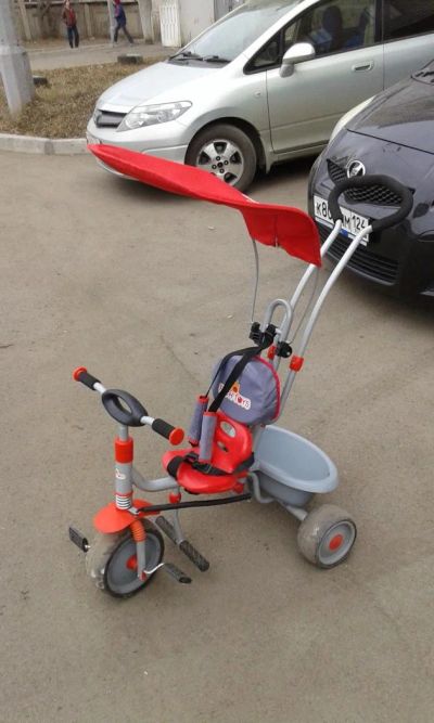 Лот: 5381939. Фото: 1. Велосипед детский-трость, "Rich... Красноярск