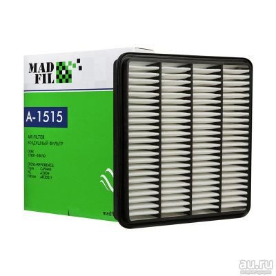 Лот: 12497186. Фото: 1. MADFIL A-1515 (A1030, 17801-38030... Расходные материалы