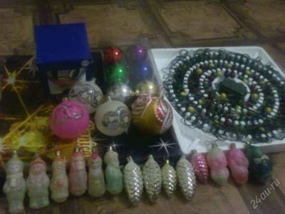 Лот: 1592091. Фото: 1. елочные игрушки+ гирлянда. Разное