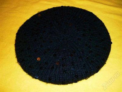 Лот: 634258. Фото: 1. сверкающий зимний беретик!. Головные уборы