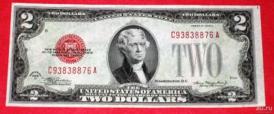 Лот: 17330512. Фото: 1. Купюра 2 доллара США 1928 год... Америка