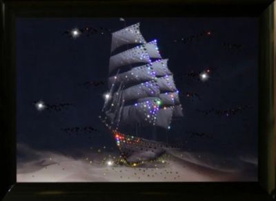 Лот: 21290947. Фото: 1. Картина Корабль пустыни с кристаллами... Другое (сувениры, подарки)