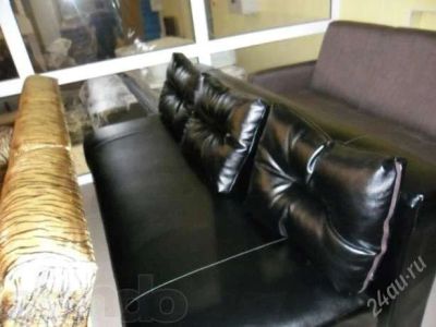 Лот: 2579282. Фото: 1. Диван еврокнижка с подушками. Кресла, пуфы