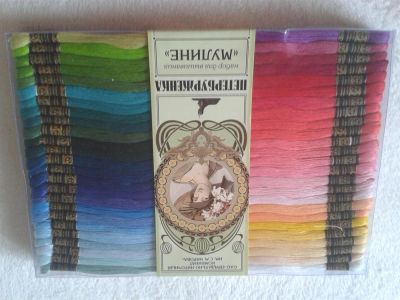 Лот: 3590084. Фото: 1. Набор для вышивания "Мулине" Петербуженка... Ткани, нитки, пряжа