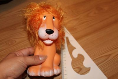 Лот: 3226528. Фото: 1. лев резиновый. Игрушки для купания