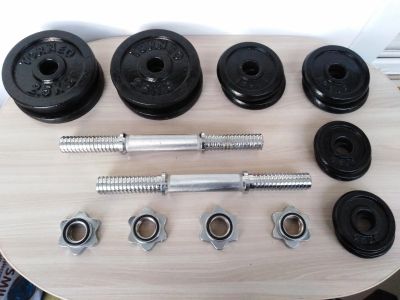 Лот: 14479297. Фото: 1. Гантели разборные - 22 кг. Гантели