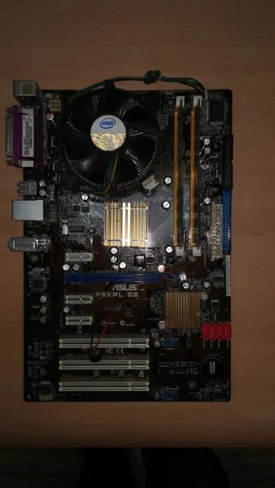 Лот: 11105529. Фото: 1. Материнская плата ASUS P5KPL SE... Материнские платы