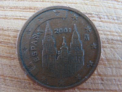 Лот: 18623766. Фото: 1. Испания 2 евроцента 2002 года. Европа
