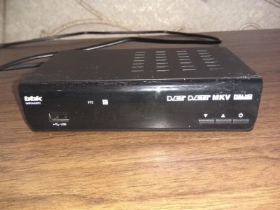 Лот: 9282057. Фото: 1. TV тюнер ТВ приставка BBK SMP244HDT2. Цифровое, спутниковое ТВ