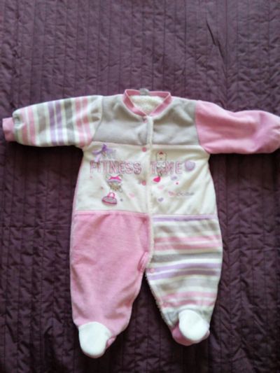 Лот: 6815006. Фото: 1. Комбинезон (поддева) для девочки. Костюмы, пиджаки, комбинезоны