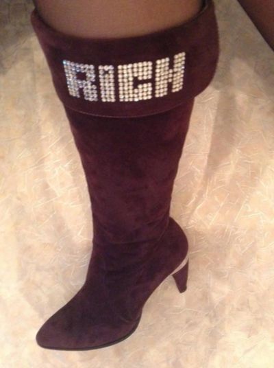 Лот: 3360025. Фото: 1. Сапоги осенние р.37, 38 натуральная... Сапоги