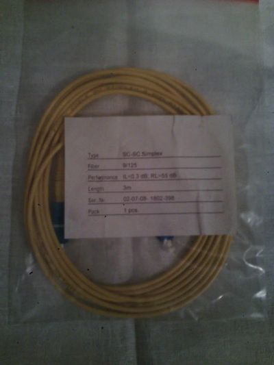 Лот: 7406866. Фото: 1. Оптический кабель !. Сетевые кабели