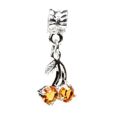 Лот: 3920481. Фото: 1. "Желтая вишенка" подвеска для... Браслеты