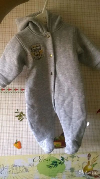 Лот: 8057024. Фото: 1. Классный слип утепленный(футер... Костюмы, пиджаки, комбинезоны