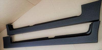 Лот: 17027843. Фото: 1. Накладки на пороги "ПРЯМЫе" с... Детали тюнинга