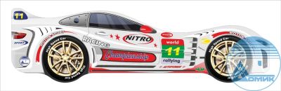 Лот: 3478895. Фото: 1. Кровать машина "Турбо". Детские кровати и кроватки