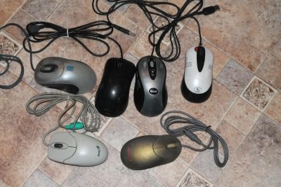Лот: 5002817. Фото: 1. Шесть Мышей USB и PS/2. Клавиатуры и мыши