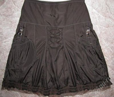 Лот: 399289. Фото: 1. Юбка коричневая р-р 46. Юбки