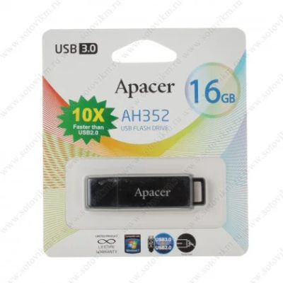 Лот: 4646899. Фото: 1. USB Flash 3.0 16Gb Apacer AH352... USB-флеш карты