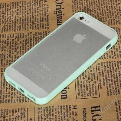 Лот: 2964713. Фото: 1. Бампер мятный, iPhone 5. Чехлы, бамперы