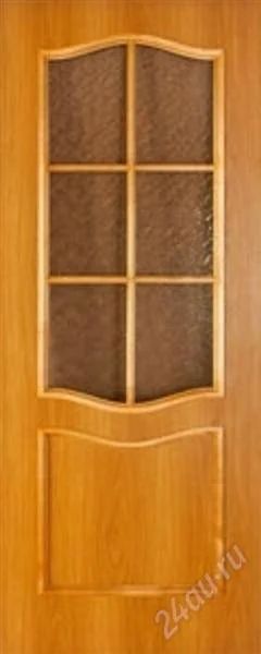 Лот: 1957716. Фото: 1. Остекленное дверное полотно Элегия. Двери межкомнатные