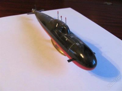 Лот: 784302. Фото: 1. модель атомной подводной лодки... Судомоделизм