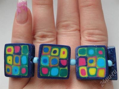 Лот: 565730. Фото: 1. Изделия из полимерной глины браслет... Браслеты