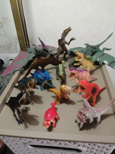 Лот: 18797093. Фото: 1. игрушки динозавры фигурки набор... Игровые наборы