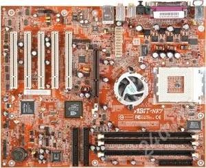 Лот: 1221477. Фото: 1. Abit-NF7. Материнские платы