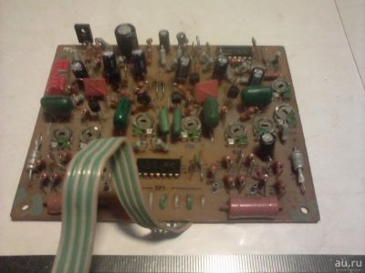 Лот: 16150775. Фото: 1. Плата защиты от усилителя Электроника... Печатные платы