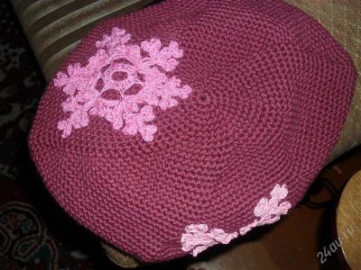 Лот: 1634131. Фото: 1. вязанный беретик. Головные уборы