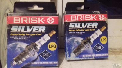 Лот: 9763906. Фото: 1. Свечи зажигания Brisk-Silver. Двигатель и элементы двигателя