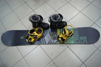 Лот: 1314076. Фото: 1. Унисекс сноубордический комплект... Комплект в сборе