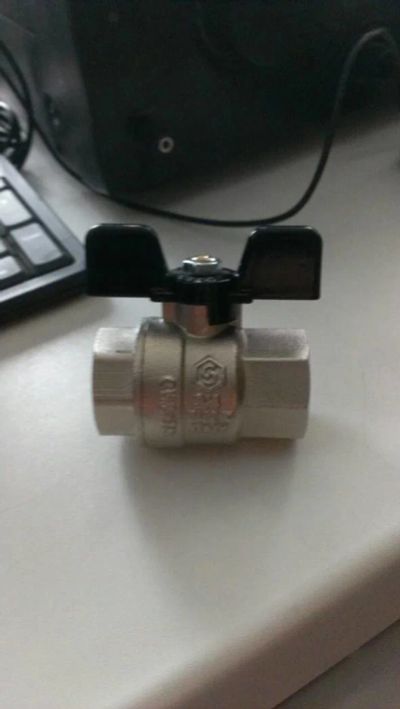 Лот: 10690501. Фото: 1. Кран шаровой 3/4 bugatti муфта-муфта... Запорная и предохранительная арматура