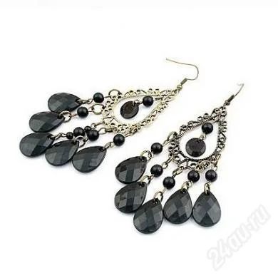 Лот: 2696794. Фото: 1. Серьги "Индира". Новое. Серьги, каффы