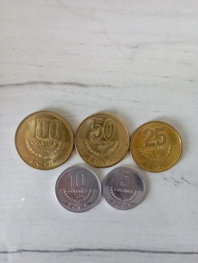 Лот: 19679350. Фото: 1. Набор монет Коста-Рика. Наборы монет