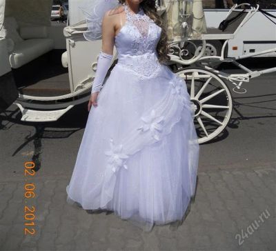 Лот: 2076234. Фото: 1. 44-46. Шикарное свадебное платье... Другое (свадебная мода)
