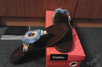Лот: 1901317. Фото: 1. Вьетнамки Centro 40 размер, новые... Другое (женская обувь)
