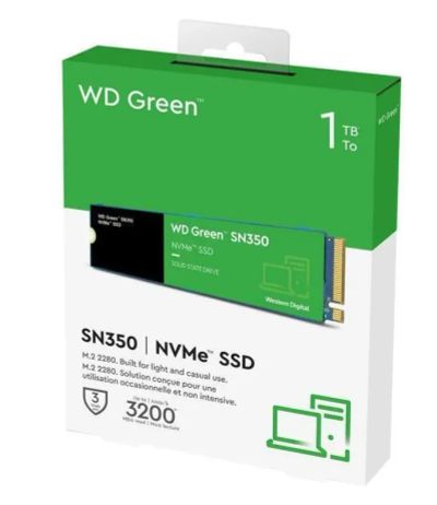 Лот: 21637268. Фото: 1. 1Tb SSD M.2 Western Digital Green... SSD-накопители