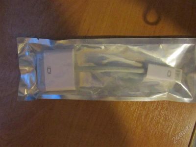 Лот: 1598162. Фото: 1. Apple Mini-DVI to DVI Adapter. Шлейфы, кабели, переходники
