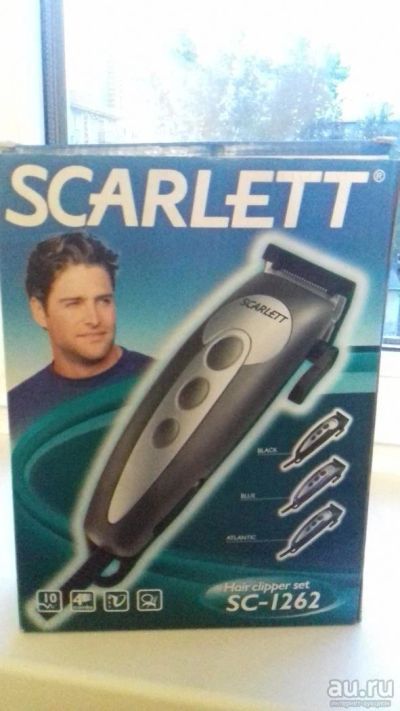 Лот: 9829427. Фото: 1. Машинка для стрижки волос Scarlett... Укладка и стрижка волос, бритьё, эпиляция