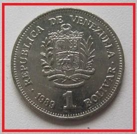 Лот: 14026821. Фото: 1. %% Венесуэла 1 боливар 1989... Америка