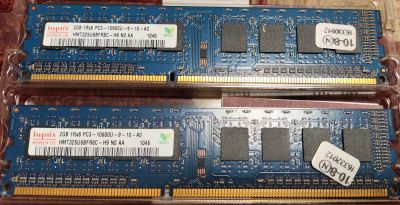 Лот: 25885135. Фото: 1. DDR3 4Gb (2х2Gb Kingston ValueRAM... Оперативная память