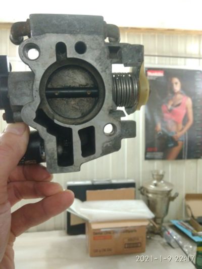 Лот: 17076522. Фото: 1. Дроссельная заслонка. Двигатель и элементы двигателя