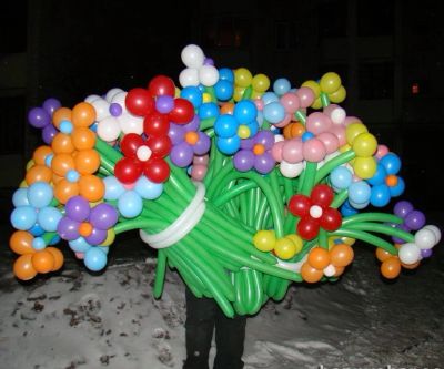 Лот: 4067482. Фото: 1. Букет из шаров (ромашки)!!!. Воздушные шары