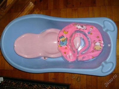 Лот: 2668790. Фото: 1. Детская ванночка+горка+круг для... Другое (дети растут)